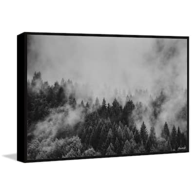 Let's Get Lost Floater Framed Print on Canvas