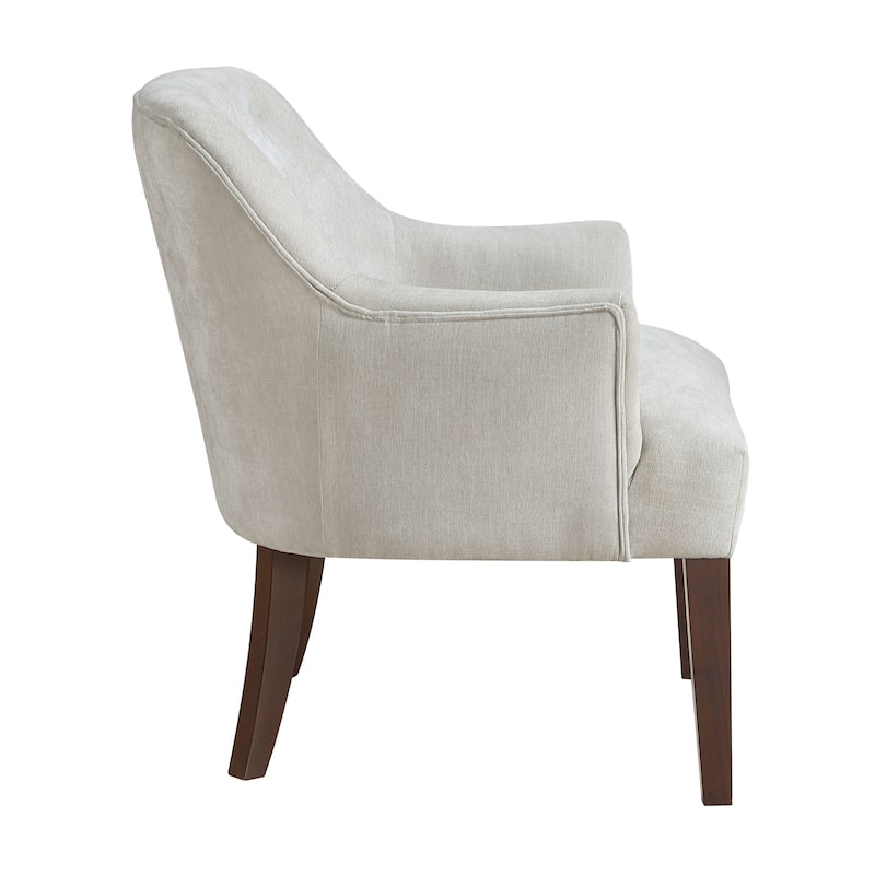 Sterling 26.5" Textured Accent Chair - Button-tufted Chair Back