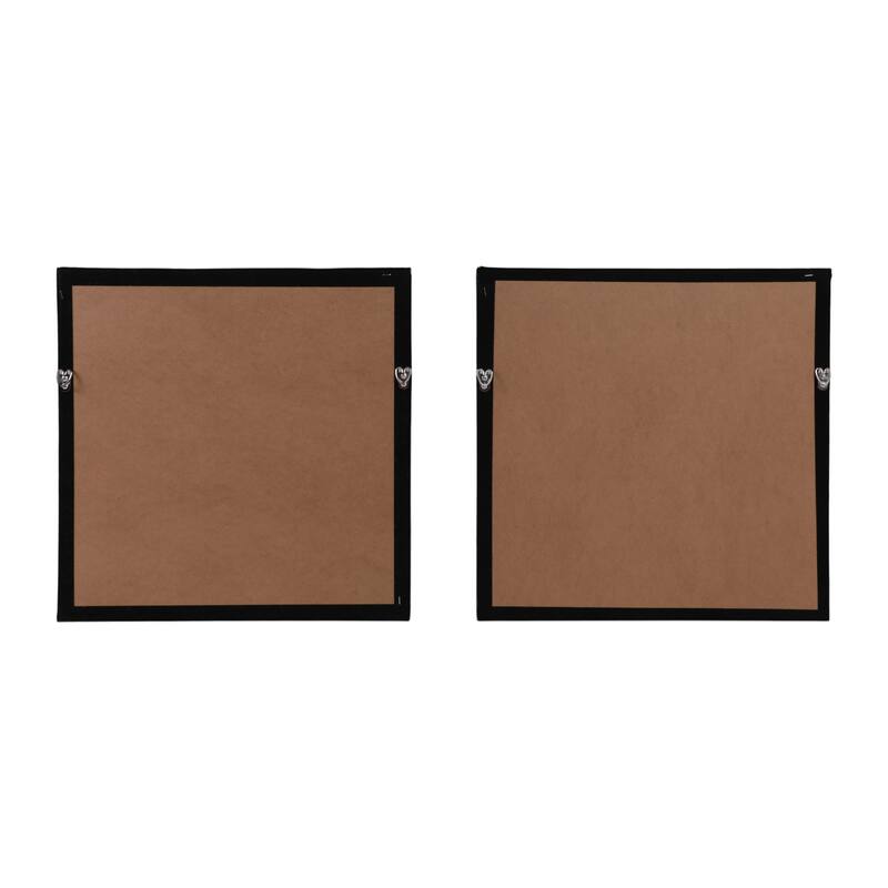 Resin Dimensional Petal Canvas Wall Art (Set of 2) - 20" White