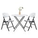 preview thumbnail 4 of 9, Garden Plastic Folding Chairs, Home Office Chairs, Set of 4