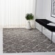 preview thumbnail 16 of 154, SAFAVIEH Arizona Shag Nevada 1.2-inch Thick Rug 3'2" x 5' - Brown/Ivory