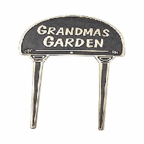 Solid Brass Plate Garden Sign GRANDMAS GARDEN Plaques Renovators Supply