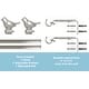 preview thumbnail 55 of 56, Cute Bird Finial Adjustable Decorative Designer Curtain Rod