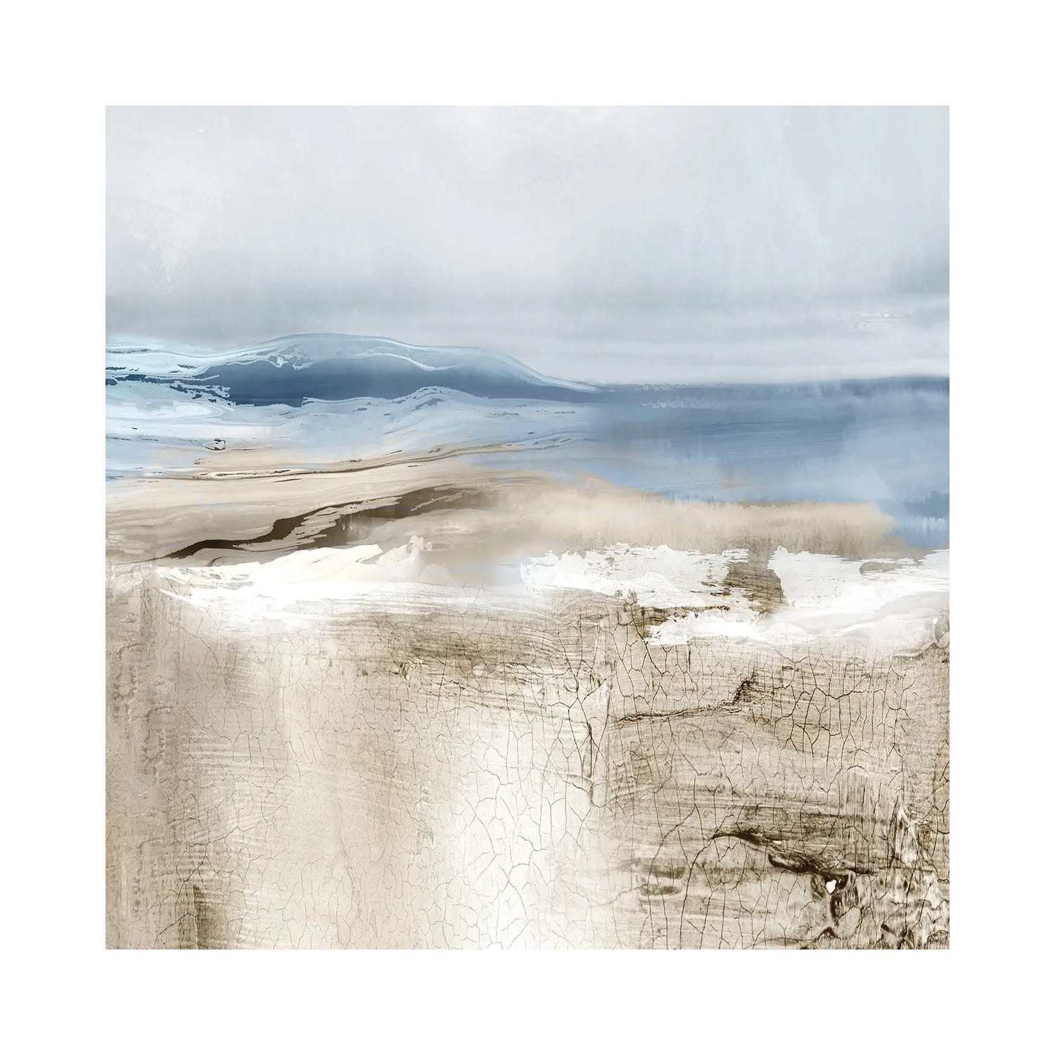"Misty Coastal Horizon" by PI Studio Canvas Print