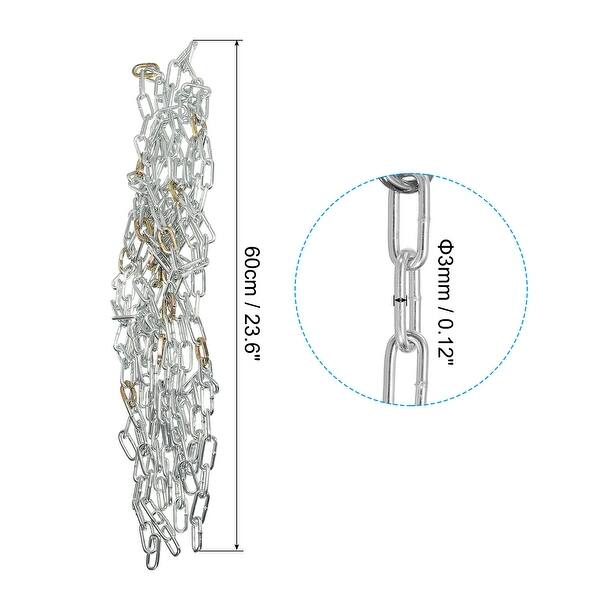 slide 2 of 6, 13 Loops Standard Heavy Galvanized Steel Basketball Hoop Net, Silver Tone Silver Tone