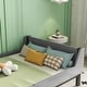 preview thumbnail 16 of 18, Wood Twin Platform Bed Frame with Headboard & Footboard