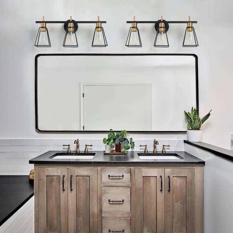 Dimmable Bathroom Vanity Light Over Mirror Wall Sconce for Bathroom - 3-Light