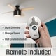 preview thumbnail 11 of 19, Hunter 52" Cranbrook Ceiling Fan with LED Light Kit and Remote - Mid-Century Modern, Low-Profile