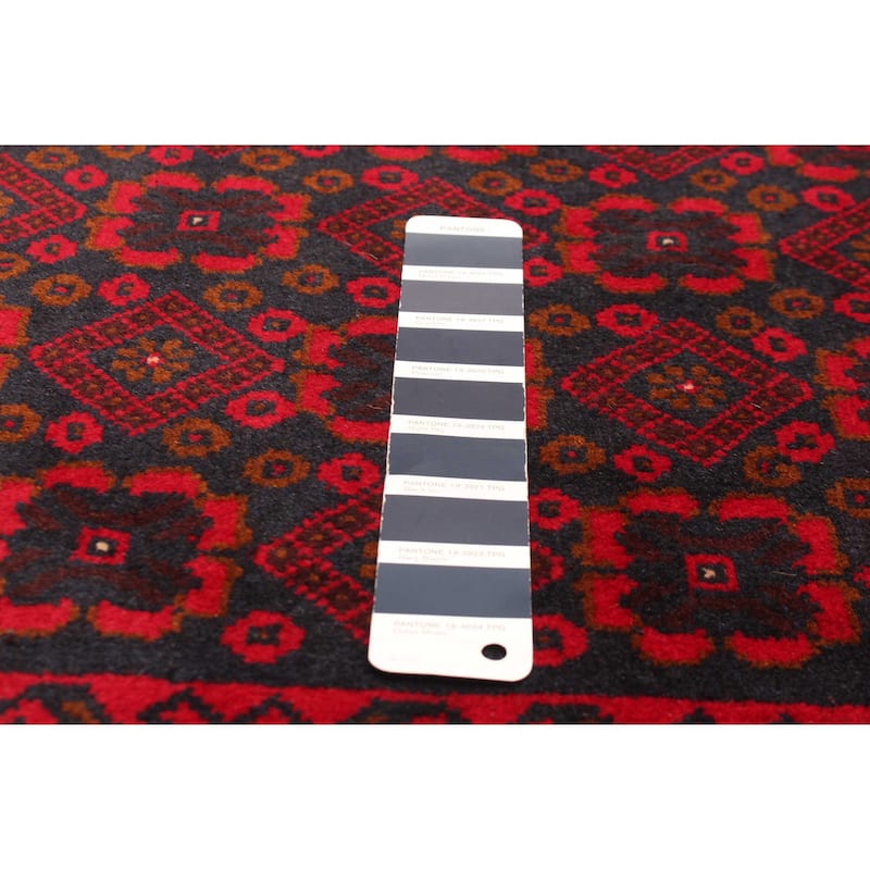ECARPETGALLERY Hand-knotted Teimani Navy Wool Rug - 4'0 x 6'4