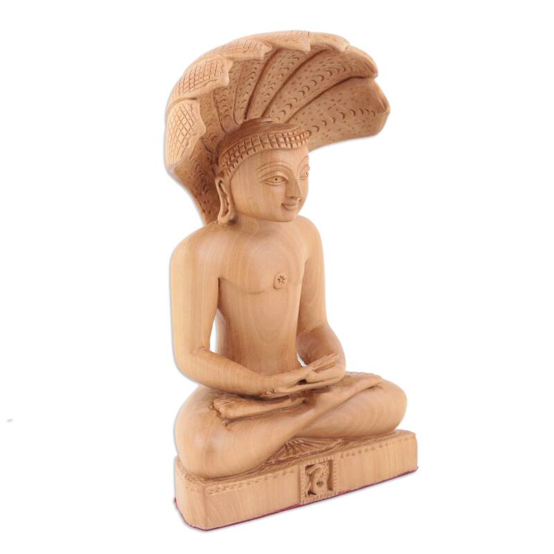 Novica Handmade Shelter From The Storm Wood Sculpture