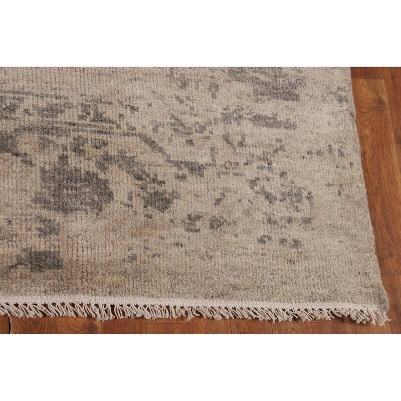 Heriz Serapi Indian Area Rug Handmade Living Room Wool Carpet - 7'9"x 9'9"