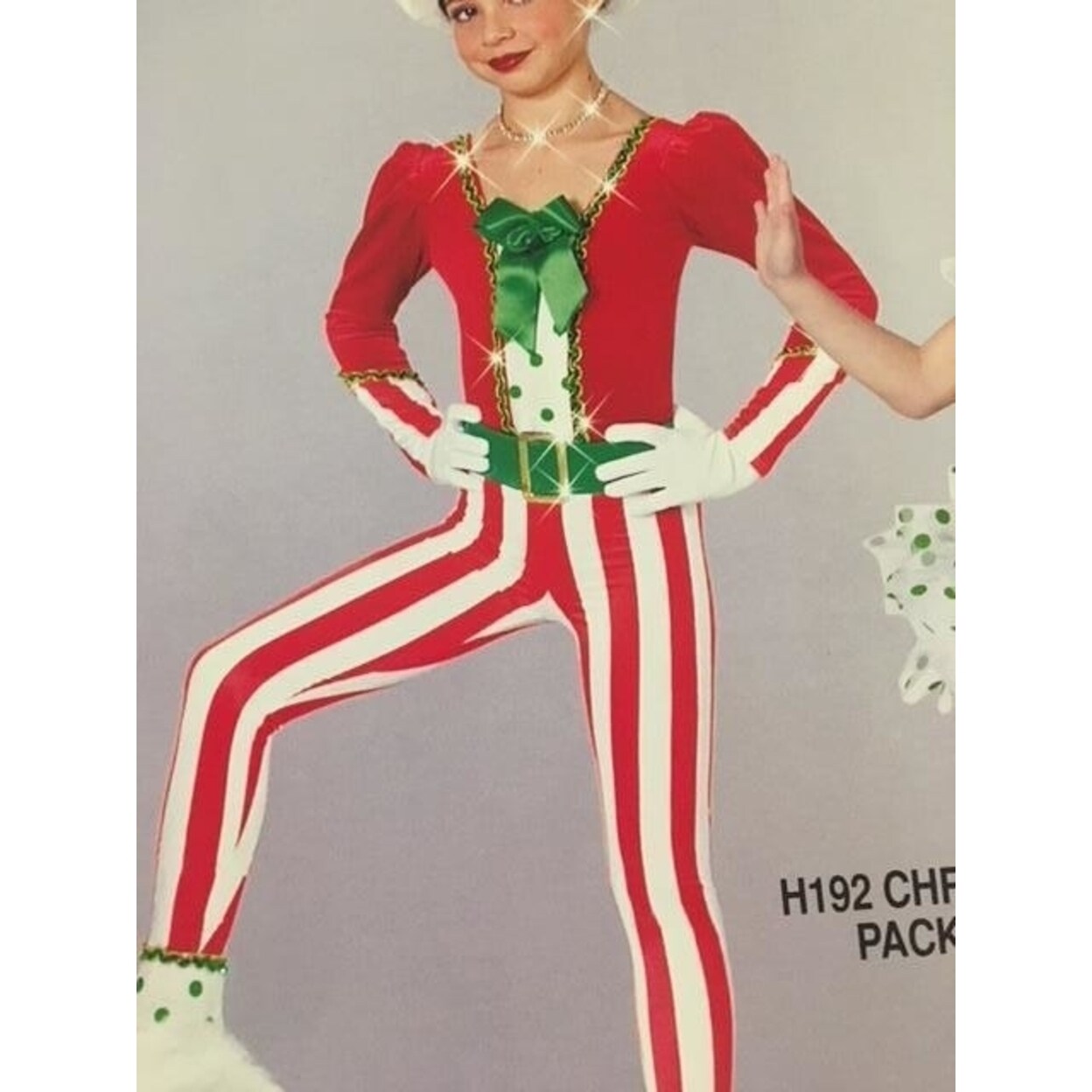 Shop Christmas Dance Costume Jumpsuit Elf Parade Pageant Feliz Navidad Overstock 23023439