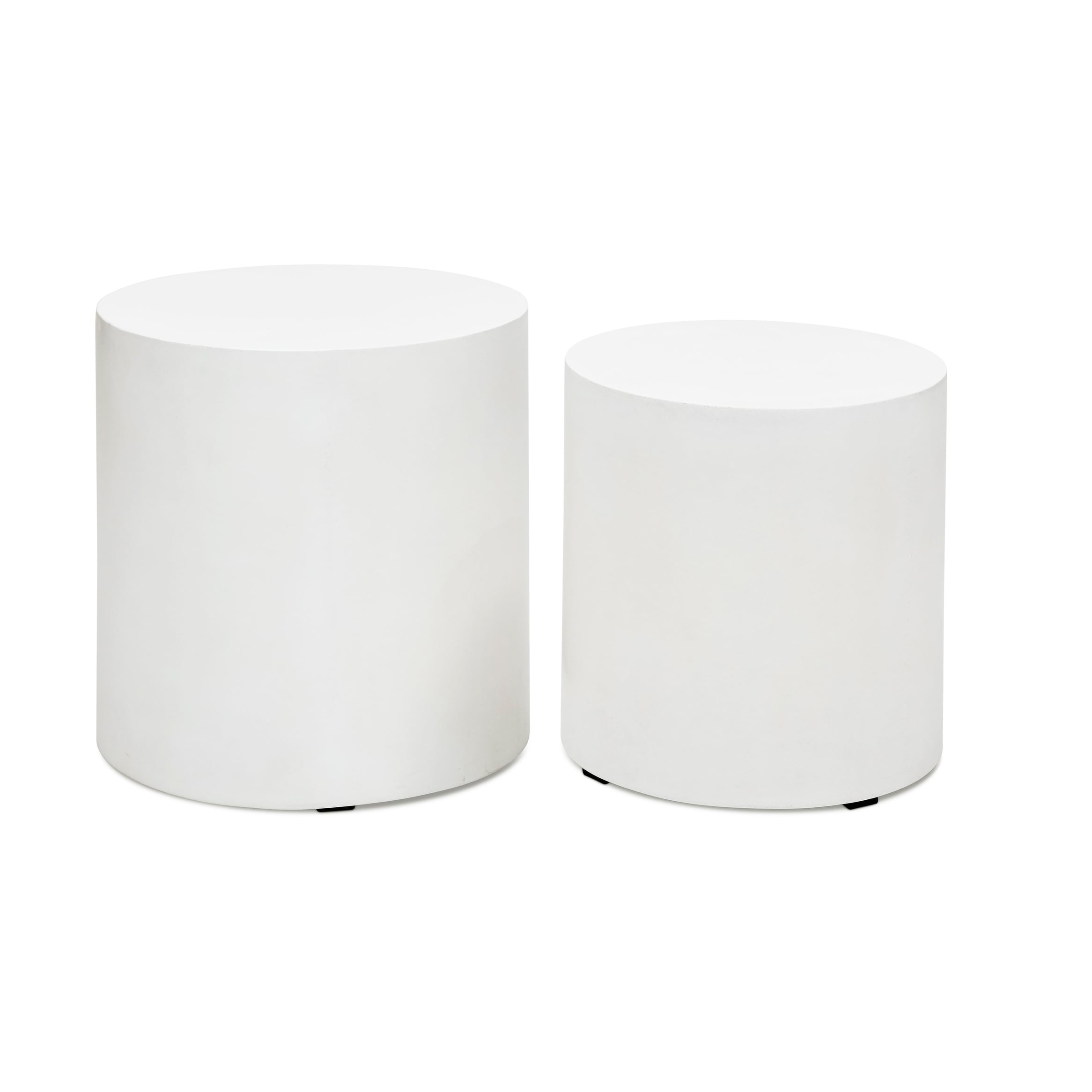 Una Concrete Pedestal (Set of 2)