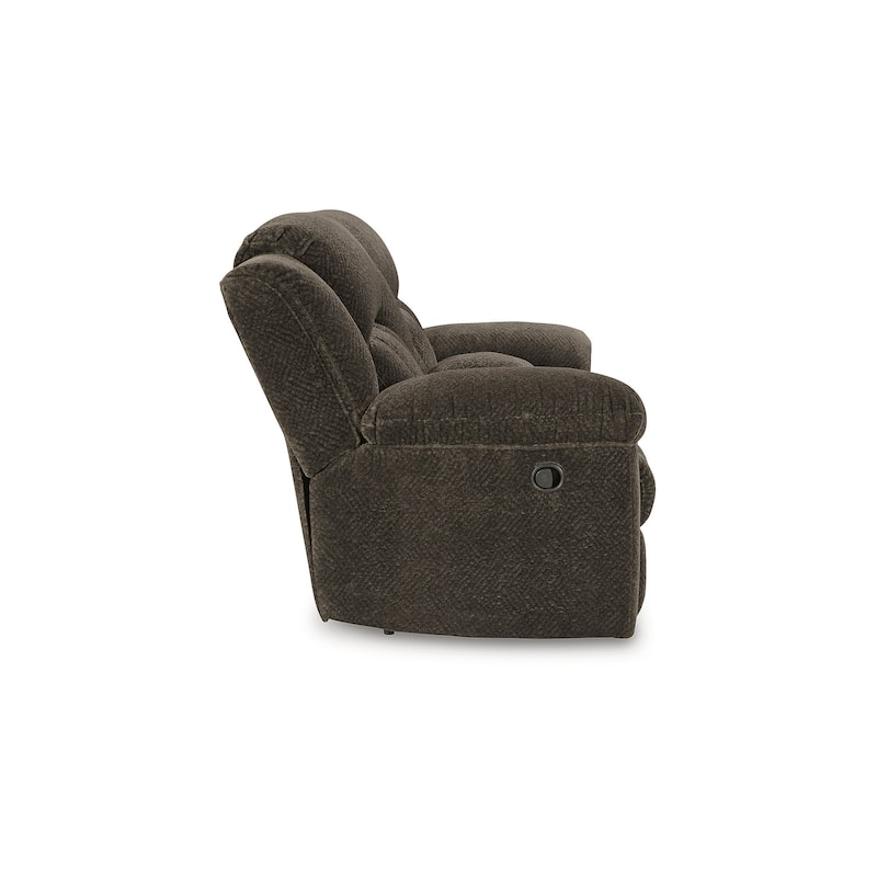 Signature Design by Ashley Frohn Double Reclining Loveseat with Console - 80"W x 40"D x 42"H