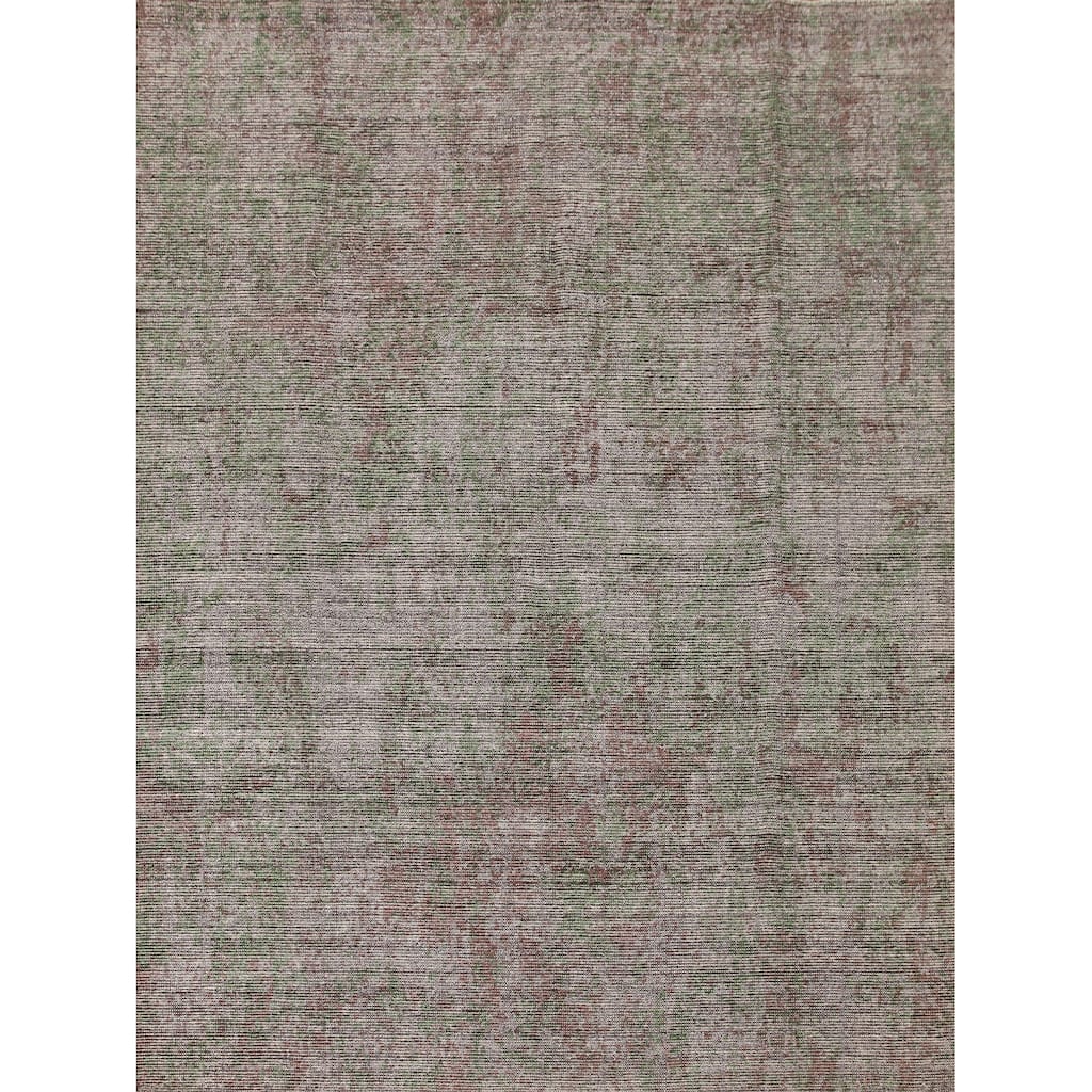 Multi-Color Modern Abstract Area Rug Handmade Wool Carpet - 8'0"x 10'0"