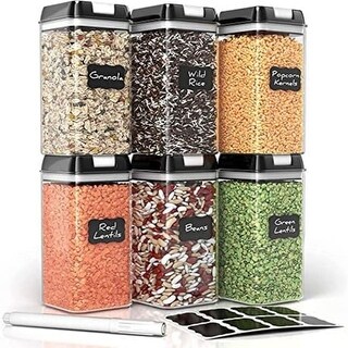 Containers for Kitchen Organization - Pack of 6 - Bed Bath & Beyond ...