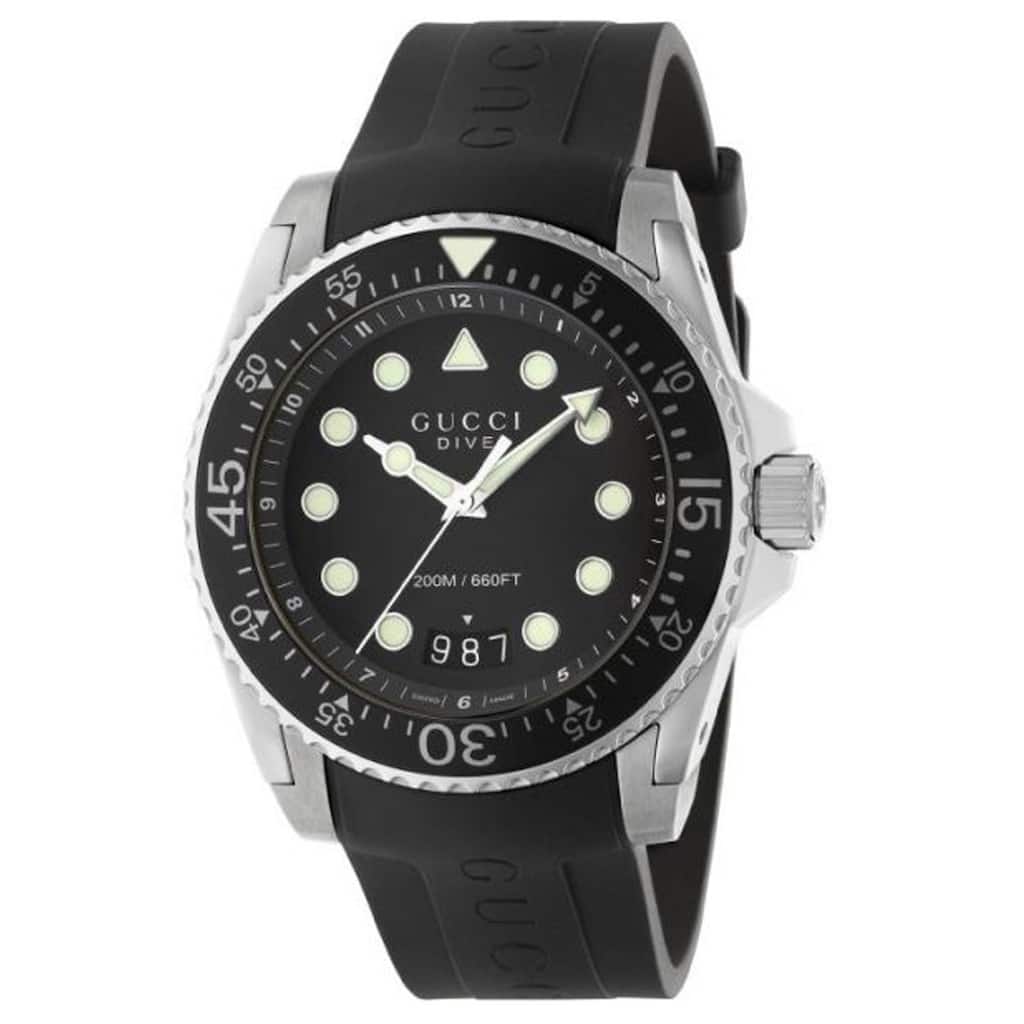 Gucci Men's Classic Black Dial Watch - YA136204B - 6 (36)