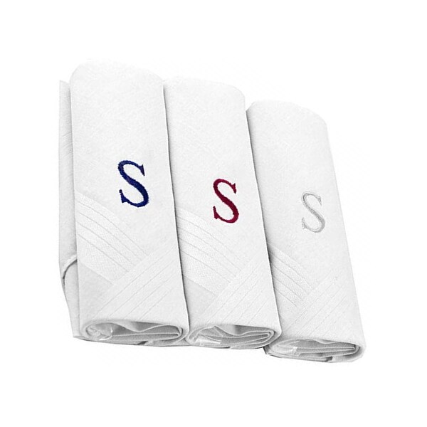 monogrammed handkerchiefs mens