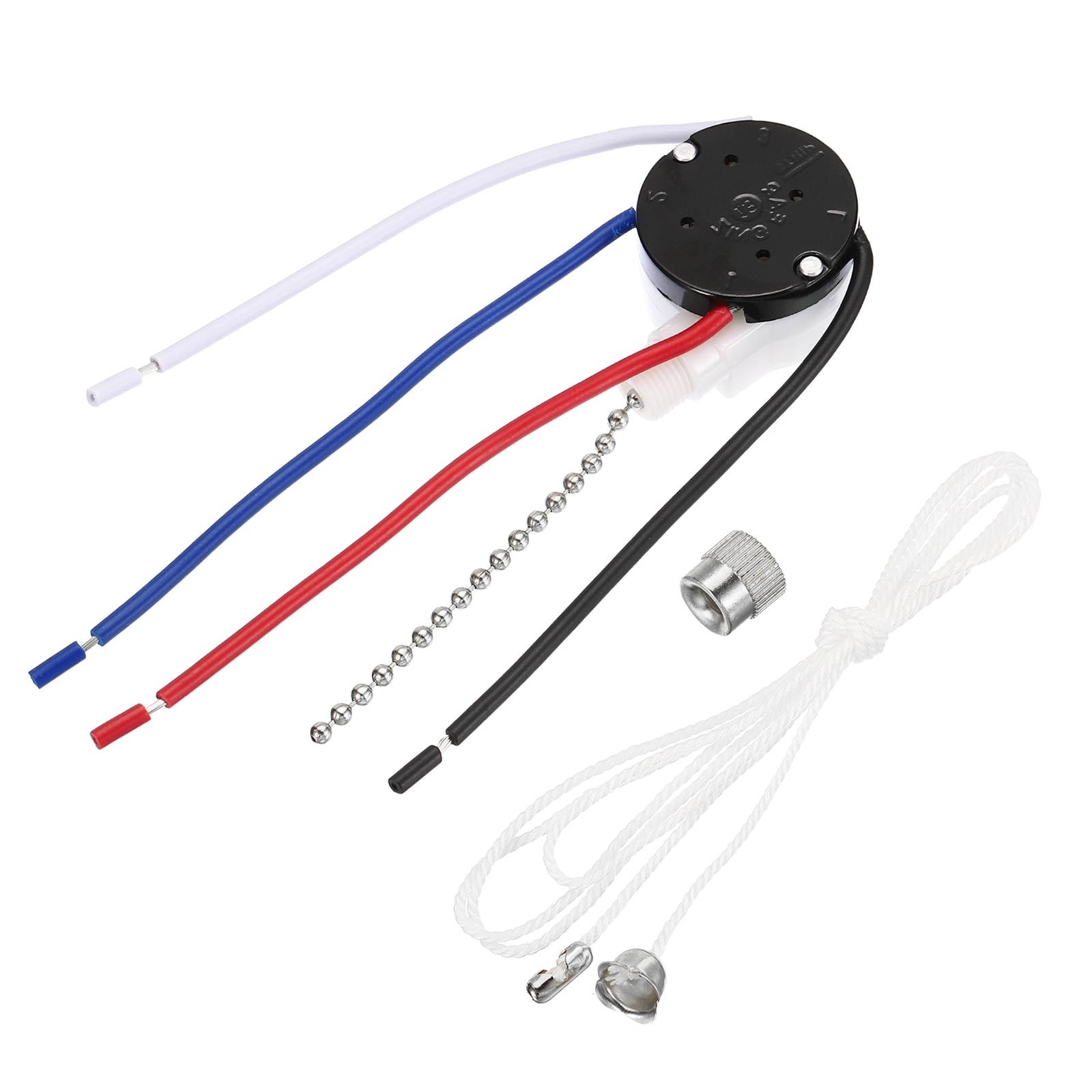 Ceiling Fan Switch 3 Speed 4 Wire ZE-208S Pull Chain Switch, 2pcs