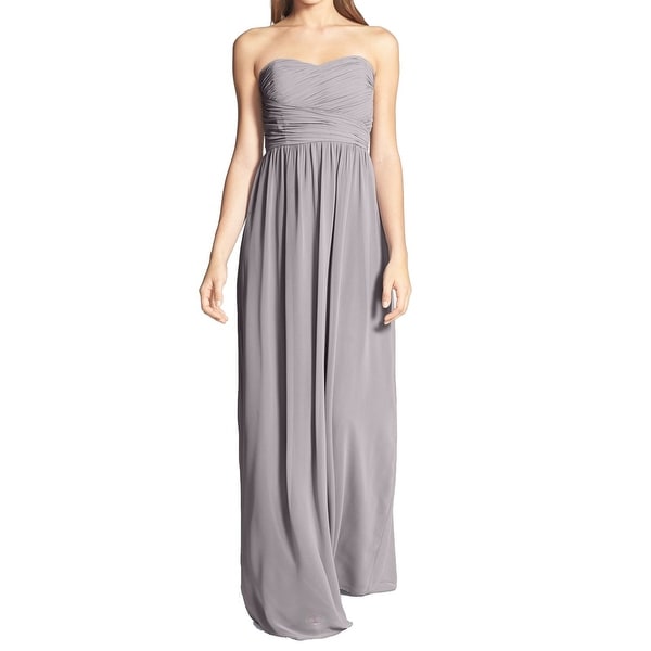 ruched chiffon