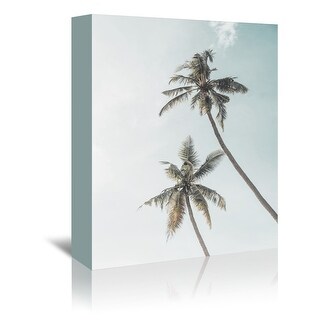 Americanflat - 8" x 10" Two Palms by Tanya Shumkina Wrapped Canvas Wall ...