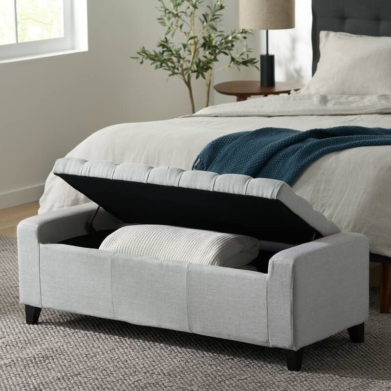 Elegant Design Ottoman with Fabric,suit a variety of stylish home Settings