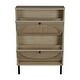 preview thumbnail 5 of 7, Rattan Shoe Organizer Storage Cabinet-Natural Wood