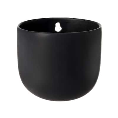 Ceramic Rounded with Curved Bottom Wall Pocket 6" X 6" D