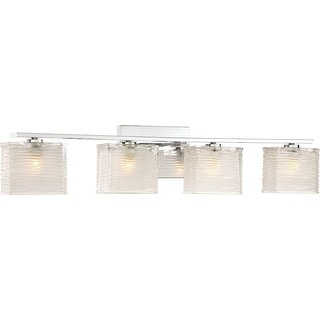 Quoizel Westcap 4-Light 7" Bathroom Vanity Light in Polished Chrome