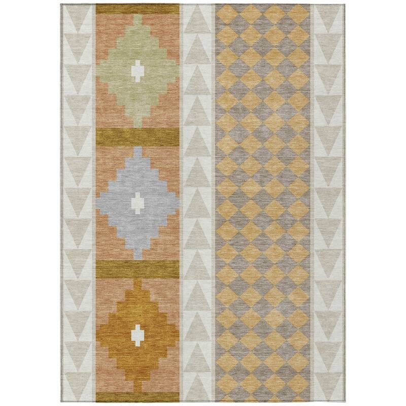 Machine Washable Indoor/ Outdoor Global Pima Chantille Rug