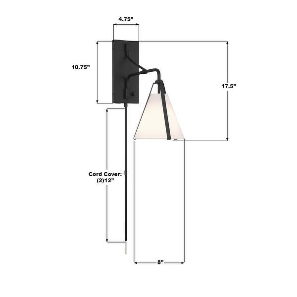 Crystorama Lighting Group FUL-901 Fulton 18" Tall Wall Sconce with