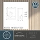 preview thumbnail 7 of 11, Links 1-Light 8 in. Black Indoor-Outdoor Golfer Flush Mount Wall Sconce, Glass Shade, Dimmable, Wall Sconce Fixture