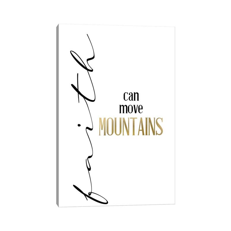 iCanvas "Mountain Faith" by Kimberly Allen Canvas Print