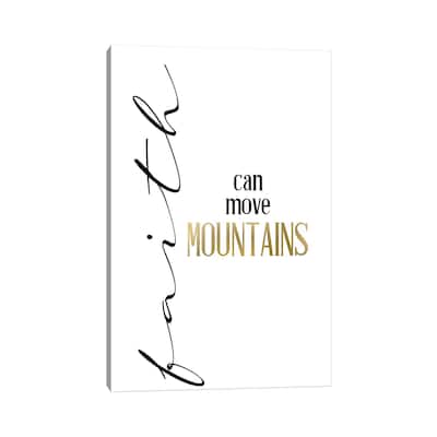 iCanvas "Mountain Faith" by Kimberly Allen Canvas Print