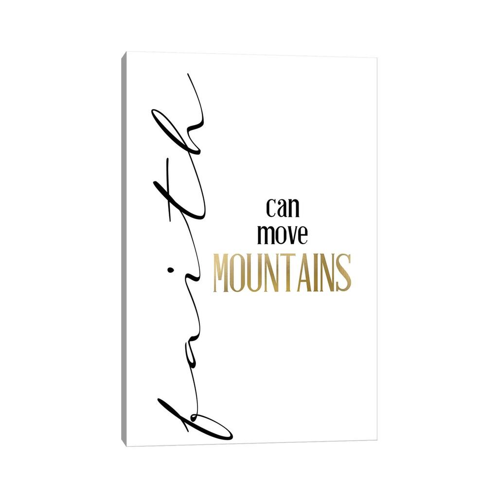 iCanvas "Mountain Faith" by Kimberly Allen Canvas Print