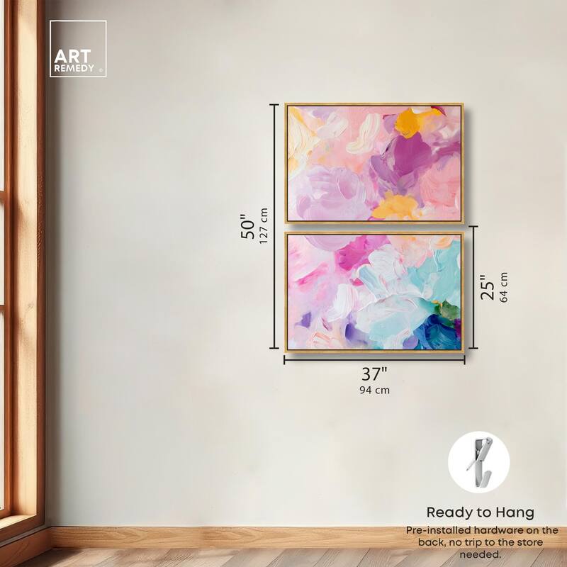 Misty Layers Canvas Set of 2 by Art Remedy