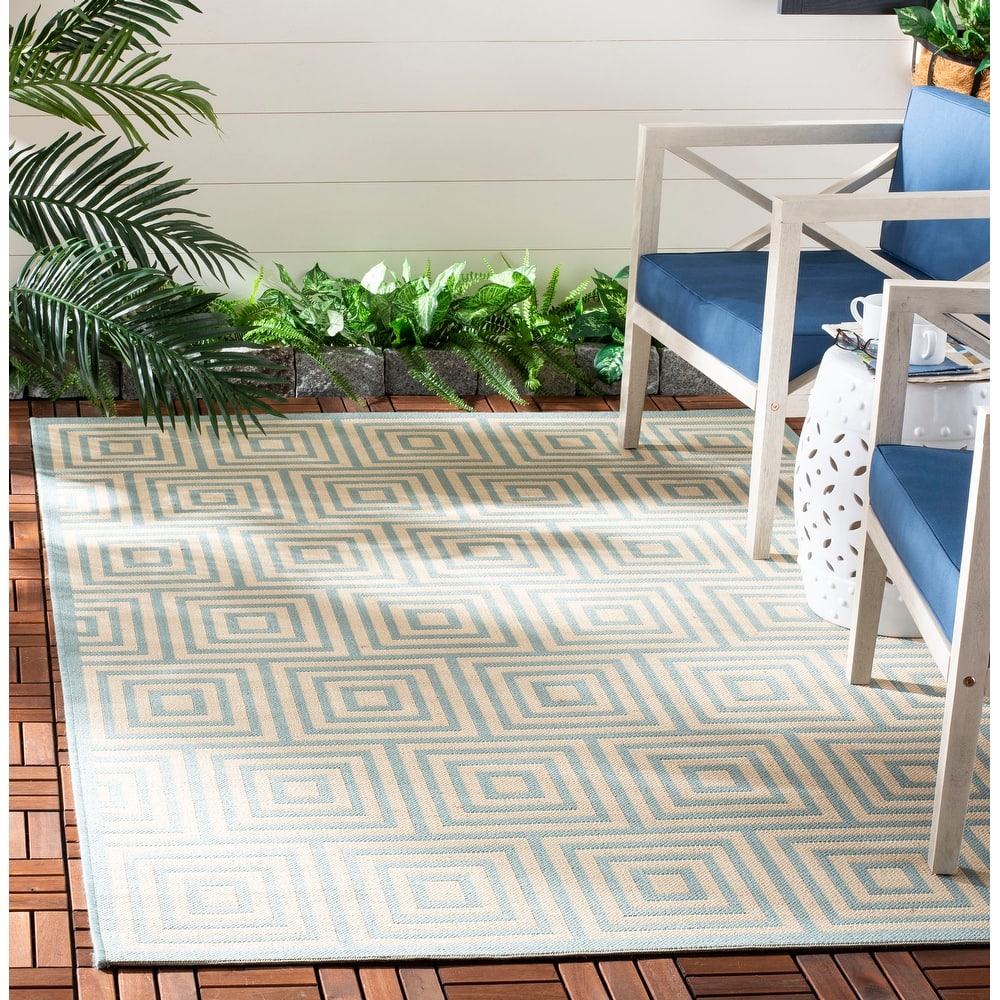 SAFAVIEH Linden Madita Indoor/ Outdoor Waterproof Patio Backyard Rug
