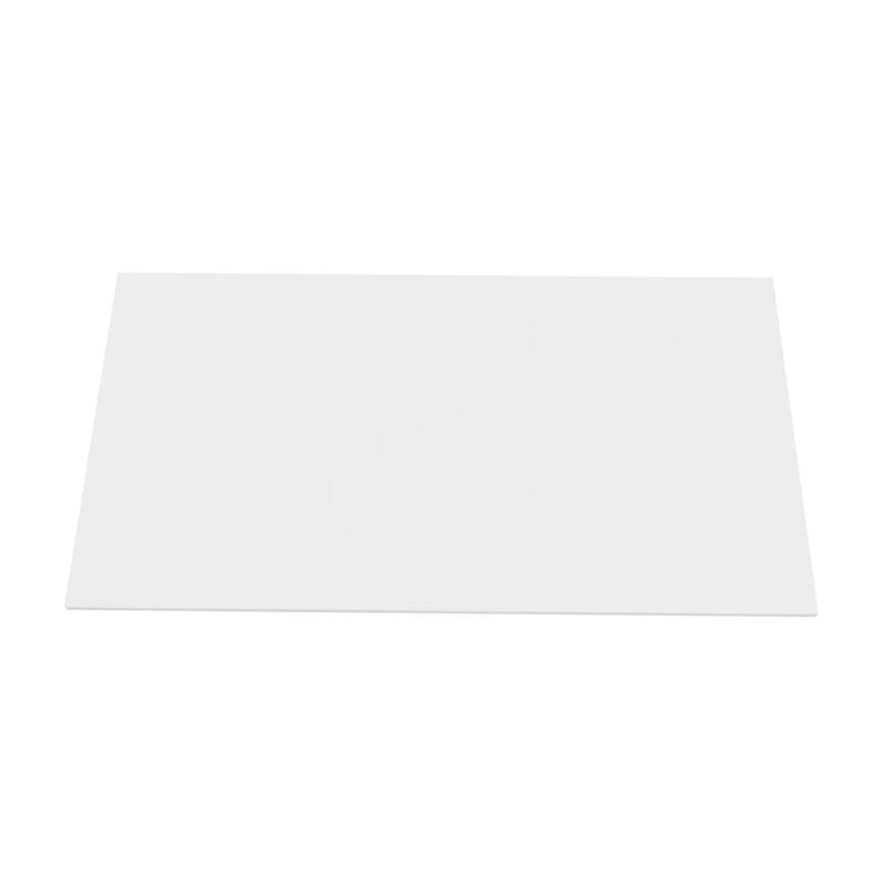 Thin Modern White and Black Solid Surface Vanity Countertop - Sizes 24", 30", 36", 48", 60", 72", 84"