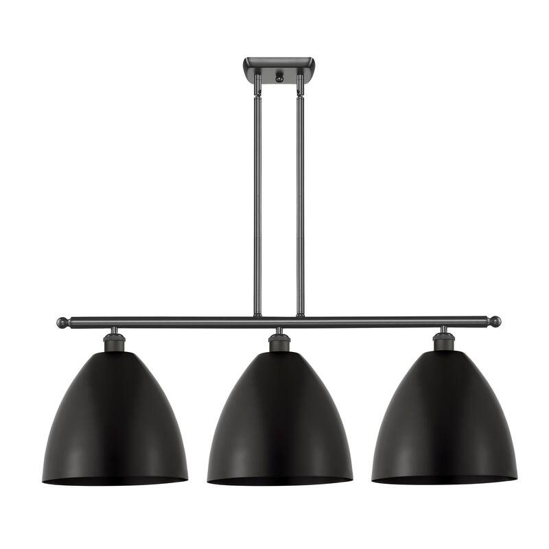 Innovations Lighting Metal Bristol - 3 Light 39" Stem Hung Island Light - Oil Rubbed Bronze