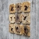 preview thumbnail 3 of 2, Uttermost Bahati Wood Wall Decor In Natural, Set Of 9