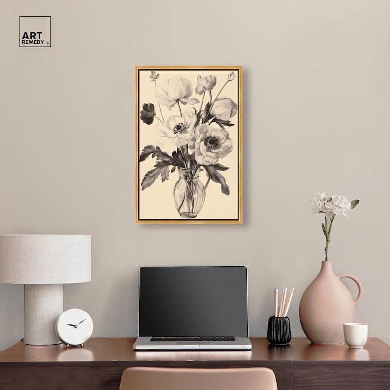 Herbarium's Hush III Canvas by Art Remedy