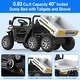 preview thumbnail 27 of 32, 24V 2 Seater Kids Ride On Dump Truck with Remote Control