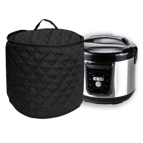 Solid Black 3-Quart Pressure Cooker Appliance Cover