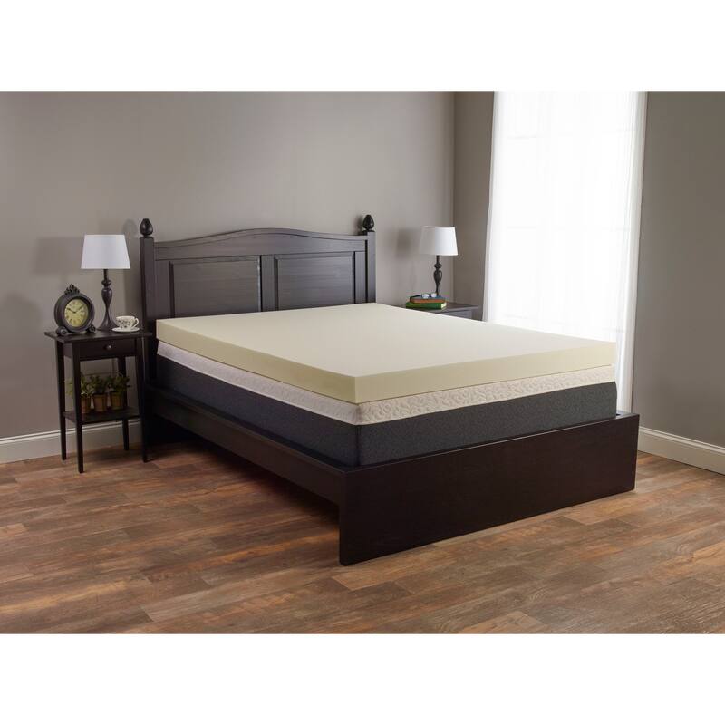 Isotonic Viscoelastic Memory Foam Mattress Topper - Full - 4 Inch