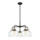 Option Black Antique Brass / Clear Deco Swirl