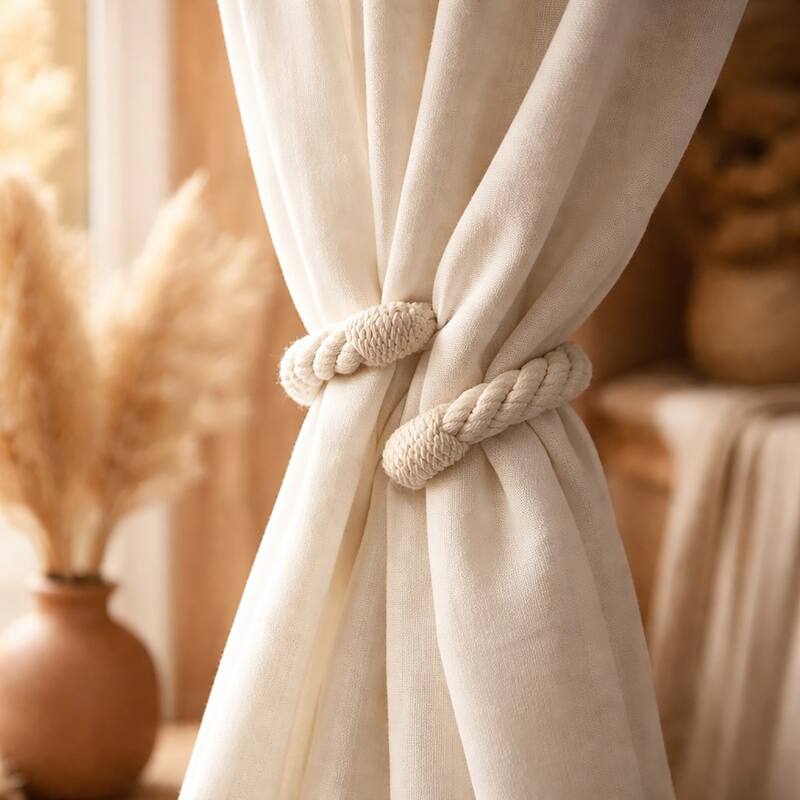 Elegant Rope Curtain Tie Backs Decorative Holdbacks