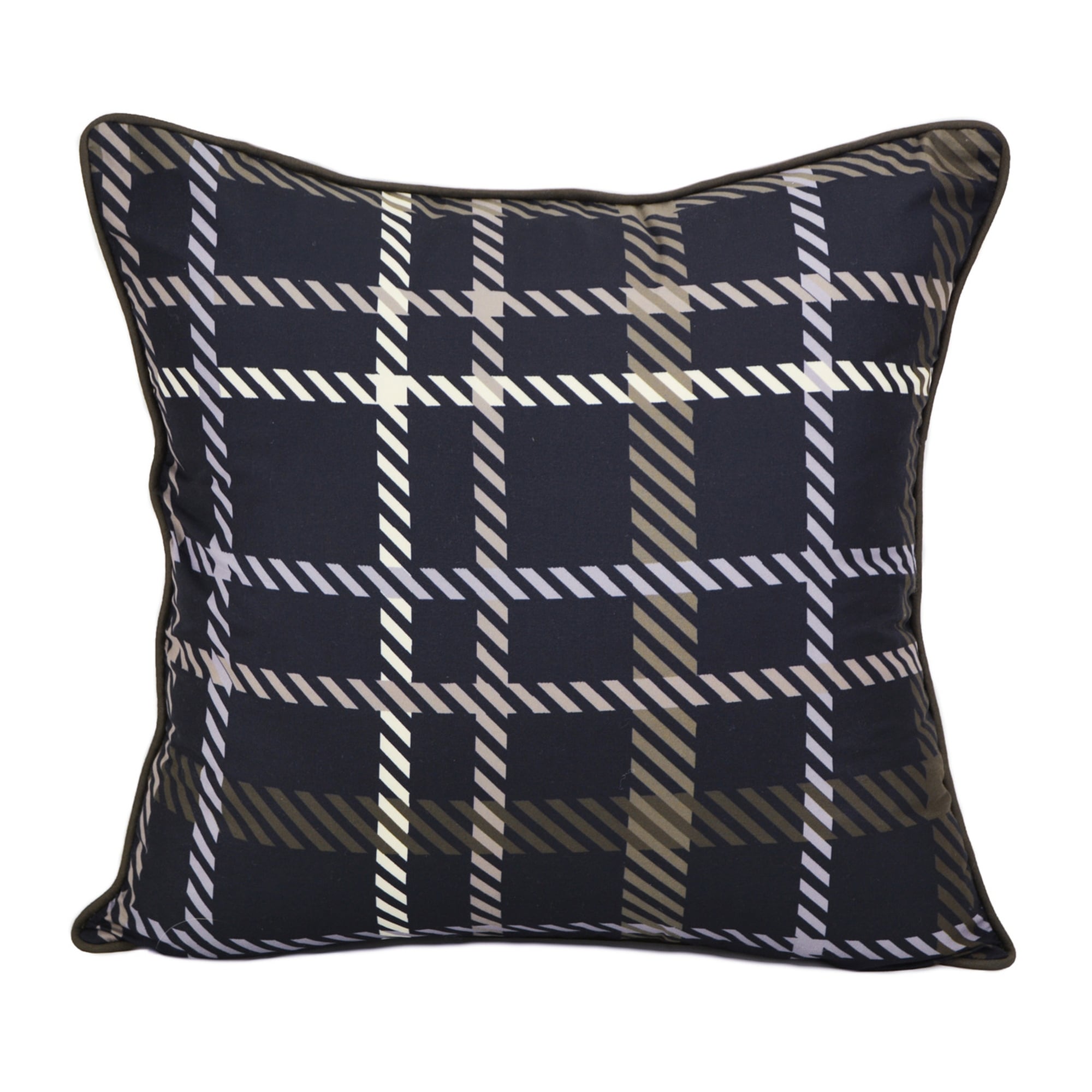 Forest Weave Plaid Decorative Pillow