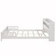 preview thumbnail 16 of 77, Pine Wood Platform Bed Low-Profile Bed Frame with Storage Headboard, Motion Sensor LED Light, Movable Guardrail, Slats Support