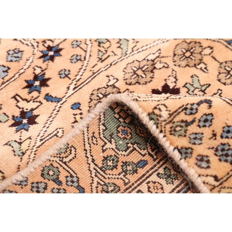 ECARPETGALLERY Hand-knotted Kayseri Light Brown Wool Rug - 4'10 x 8'4