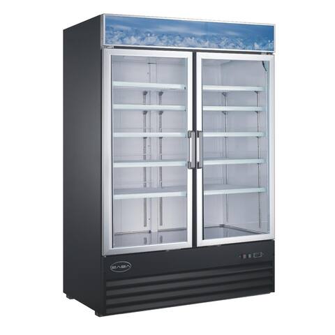 SABA - Two Glass Door Commercial Merchandiser Freezer